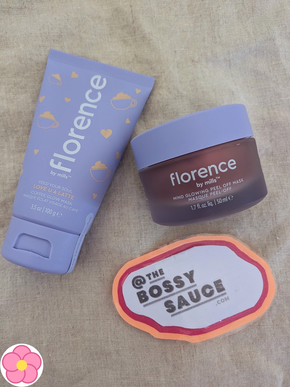 Florence by Mills Love U A Latte + Mind Glowing Mask Duo NWT